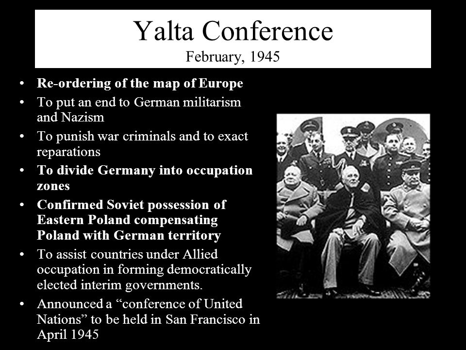 what agreements were made at the yalta conference